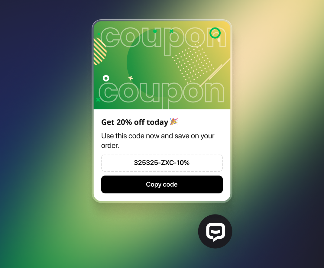 Text App eye catcher