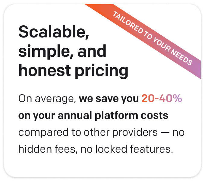 Honest Pricing Banner