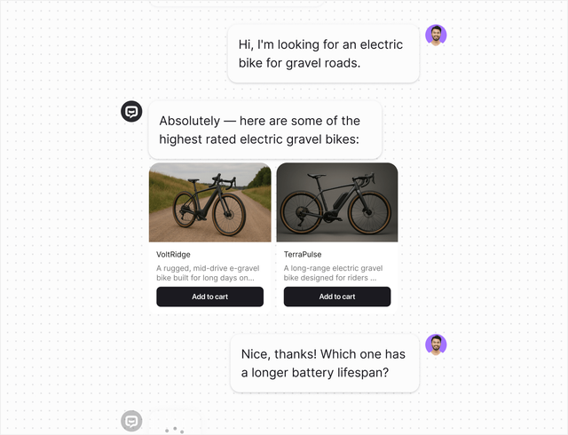 AI agent in Text App for automated follow-ups