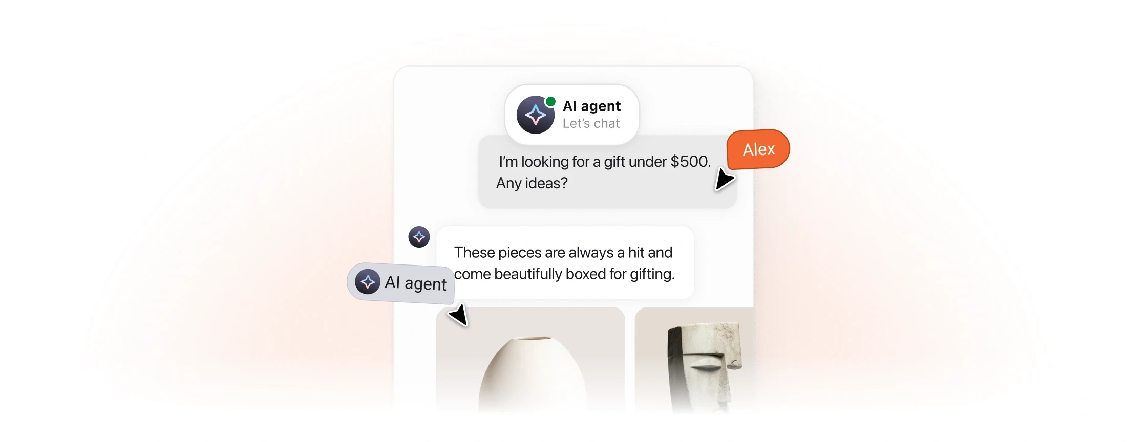 Sales AI agent converting Shopify visitors