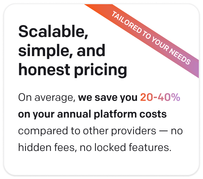 Honest Pricing Banner
