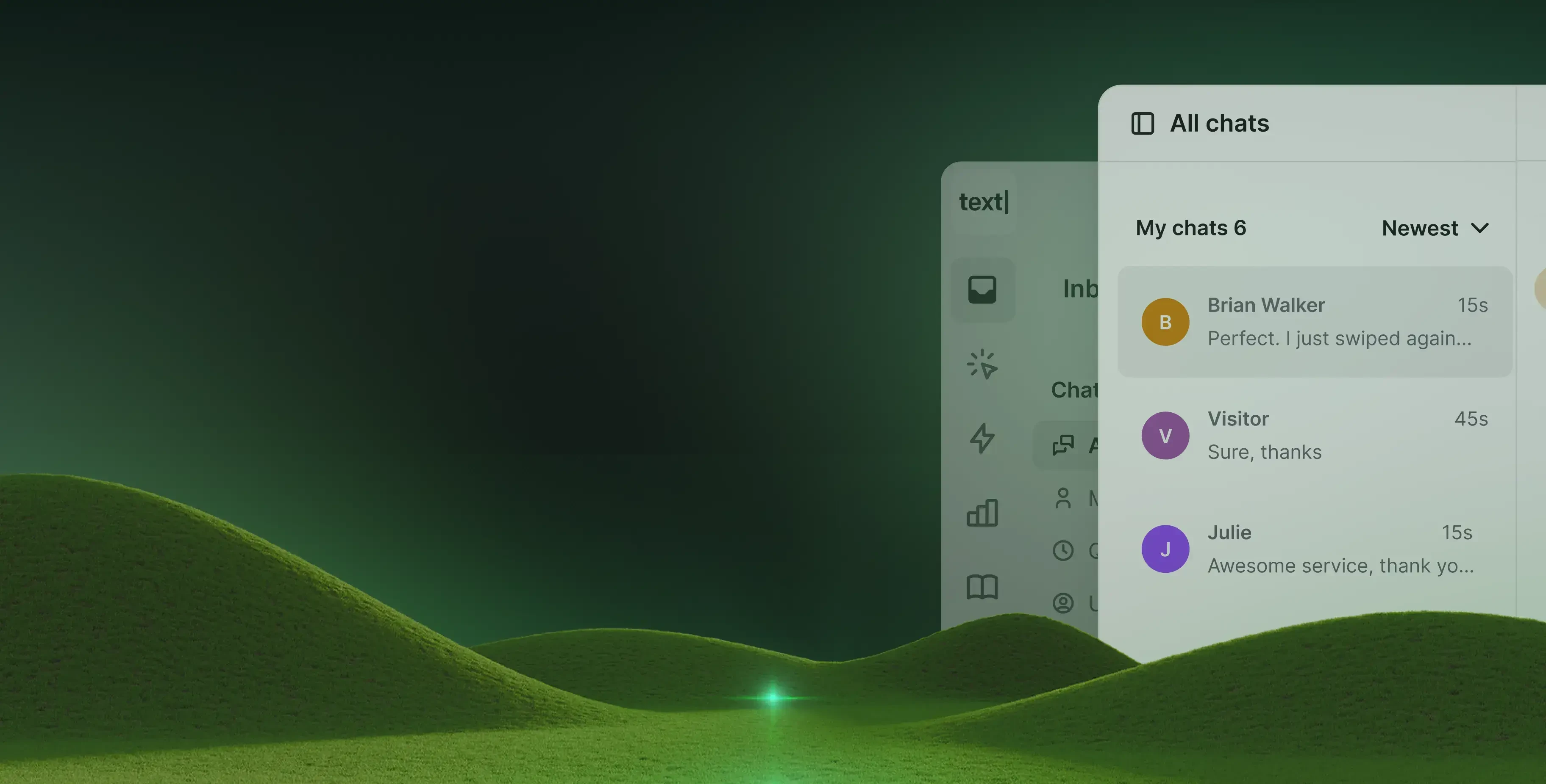 Text App Hero
