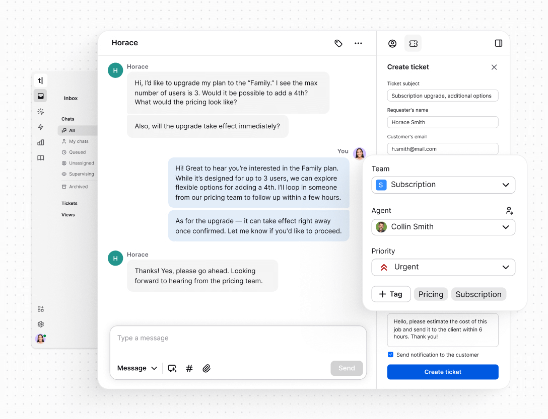 Organized workflows in Text App for marketing automation