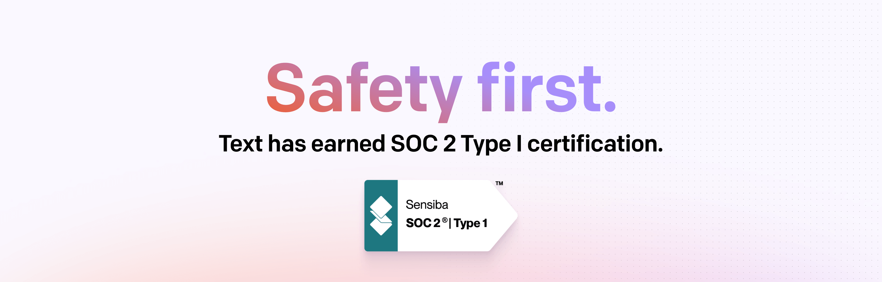 SOC 2 Type I attestation for LiveChat, HelpDesk, and TextApp under the Security, Availability, and Confidentiality