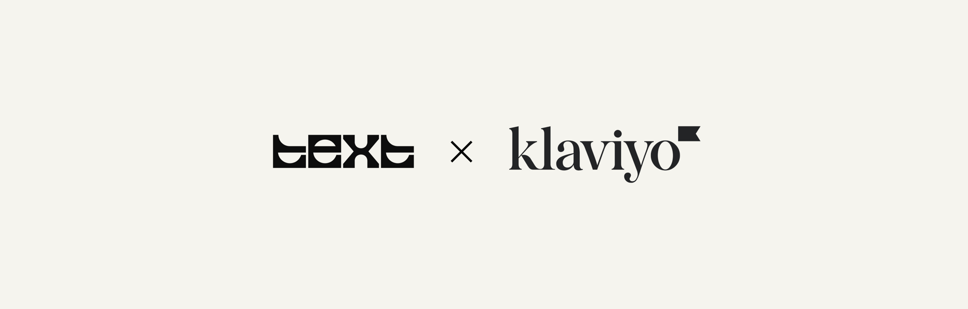 Text integrates with Klaviyo. Chat as the starting point for marketing action