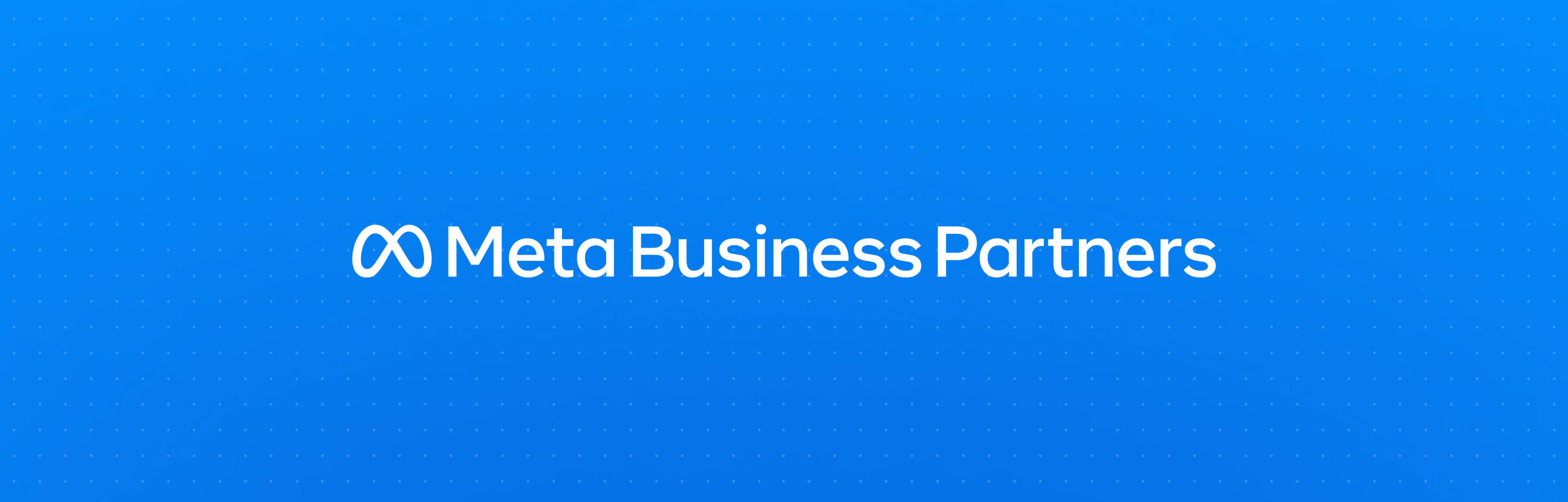 Text recognized as a badged Meta Business Partner